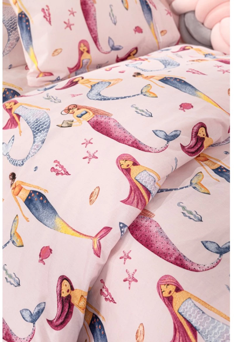 Σετ Σεντόνια Κούνιας Guy Laroche Bebe Merida Pink 115x170