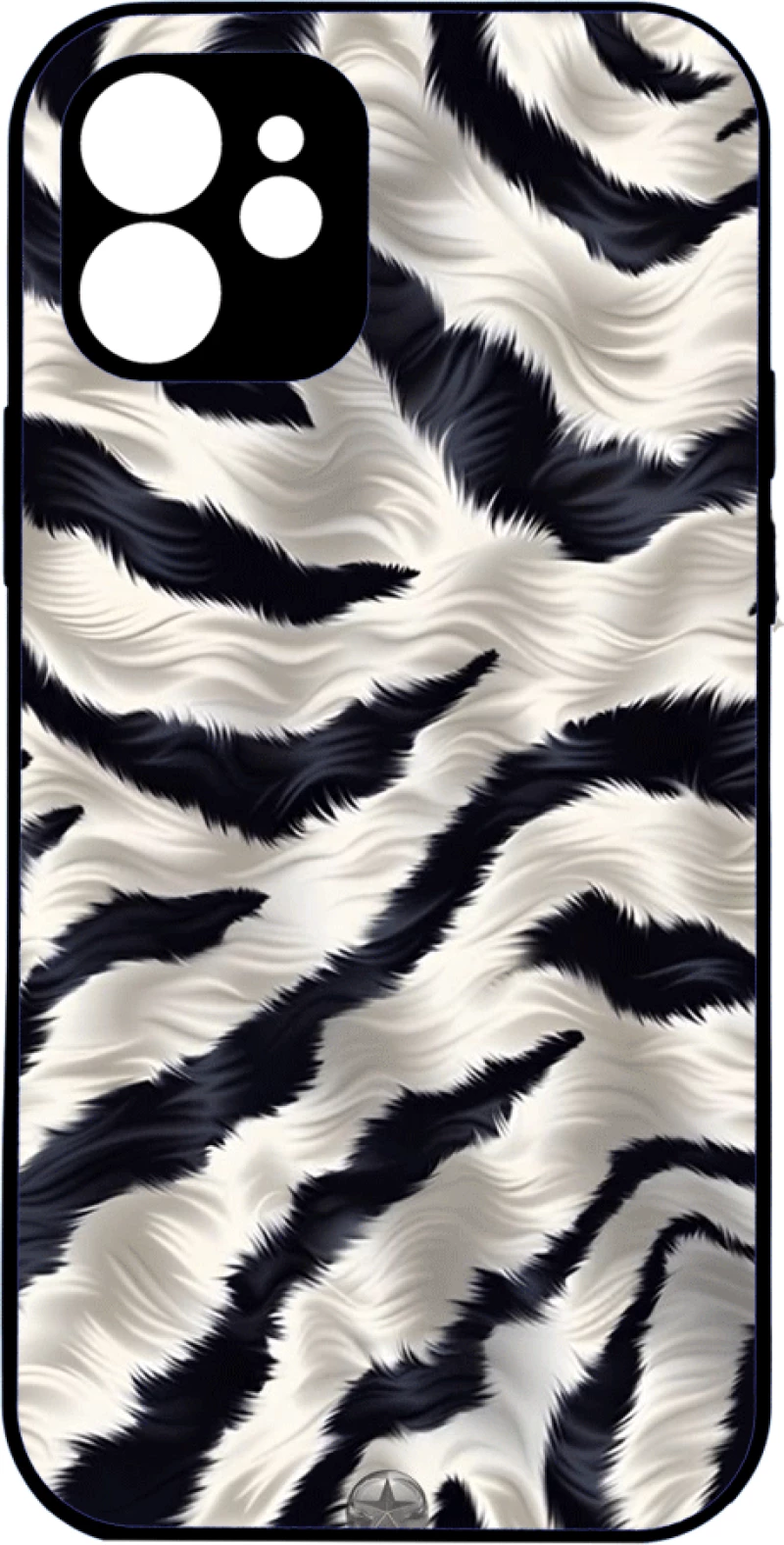 Animal Print Black and White - Motorola Moto G24 4G