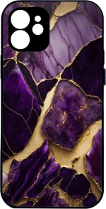 Marblre Purple-Gold - Motorola Moto G85 5G