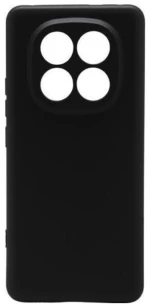 Θήκη TPU Σιλικόνης με Υφασμάτινη Επένδυση για Xiaomi Redmi Note 15 Pro 5G - Μαύρο