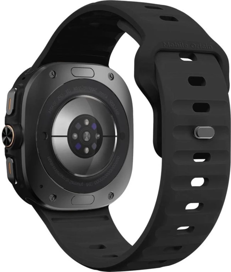 Λουράκι Samsung Galaxy Watch Ultra 2025 / 2024 47mm Mobile Origin Easy Strap Σιλικόνης - Black (MO-SGWU-BLK)