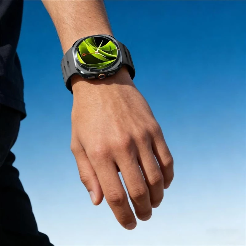 Λουράκι Samsung Galaxy Watch Ultra 2025 / 2024 47mm Mobile Origin Easy Strap Σιλικόνης - Black (MO-SGWU-BLK)