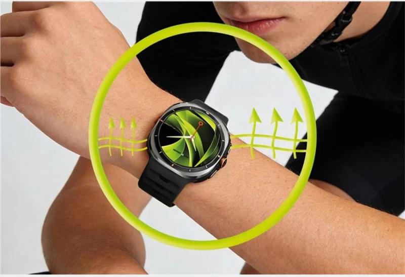 Λουράκι Samsung Galaxy Watch Ultra 2025 / 2024 47mm Mobile Origin Easy Strap Σιλικόνης - Black (MO-SGWU-BLK)