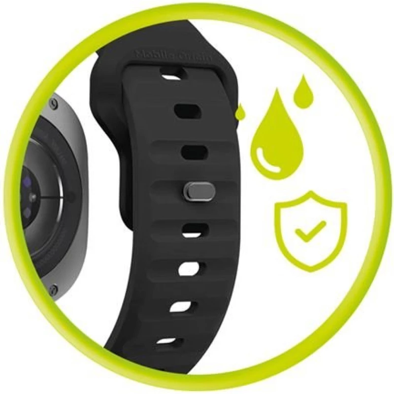Λουράκι Samsung Galaxy Watch Ultra 2025 / 2024 47mm Mobile Origin Easy Strap Σιλικόνης - Black (MO-SGWU-BLK)