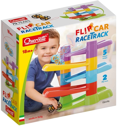 QUERCETTI ΠΙΣΤΑ RACETRACK ΜΕ FLIP CARS 7 τεμ. (#QUE-06496)