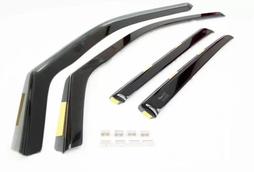 Ανεμοθραύστες NISSAN ALMERA N16 (2000-2006) hatchback 5 πορτο - 4 τμχ. εμπρός και πίσω - αυτοκόλλητοι, Heko