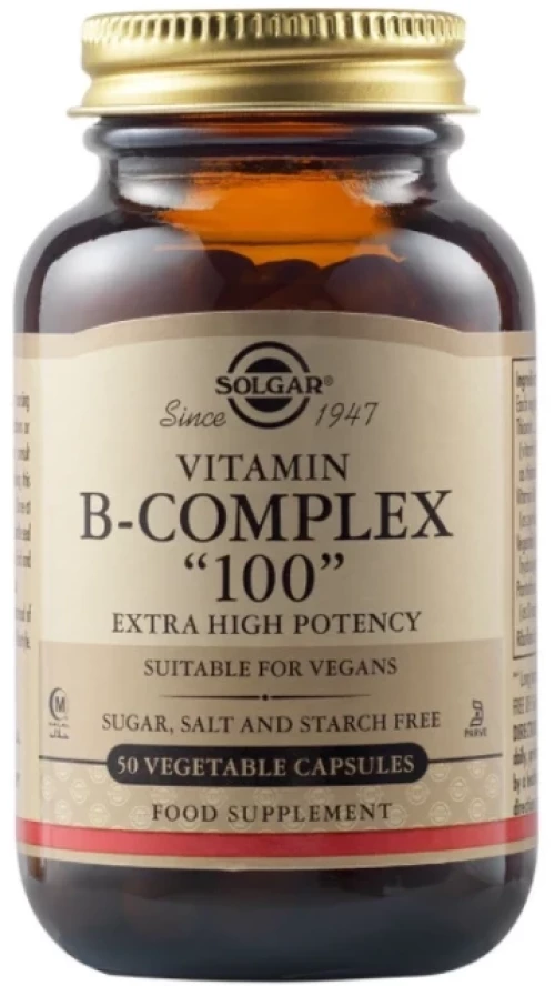 SOLGAR vitamin B-complex "100" 50caps