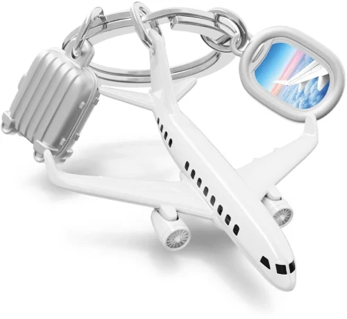 Μπρελόκ Meta[L]Morphose Travel Collection – Travel Lover-Airplane, Luggage & Airplane Window