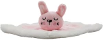 Kowloon Πανάκι Παρηγοριάς Blanket Puppy Ροζ (25x25x7cm)