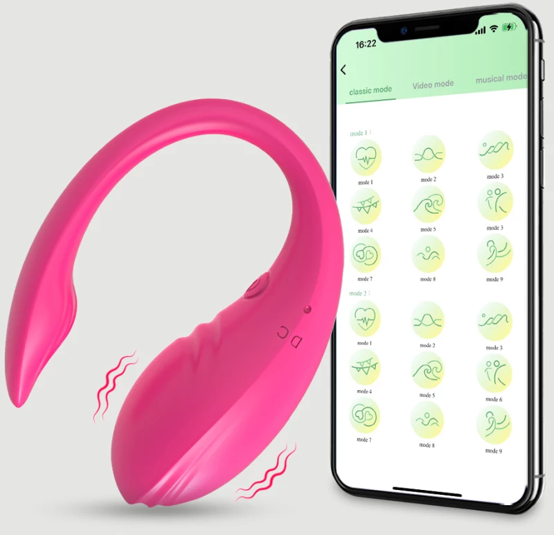 Ασύρματος Δονητής Σιλικόνης με Application Sexopolis Kala App Controlled Silicone Premium Vibrator - Ροζ