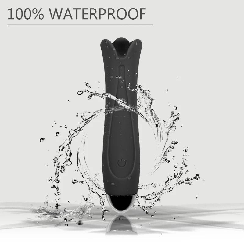 Μίνι Δονητής Σιλικόνης My Mini Tongue Silicone Mini Vibrator - Μαύρος