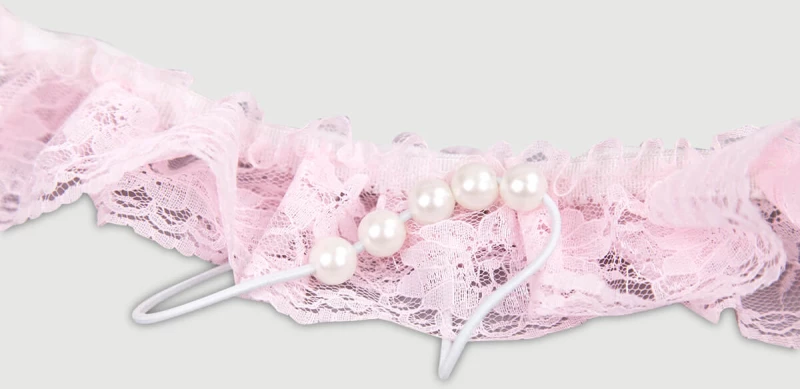 Κιλοτάκι Τύπου String Με Πέρλες & Δαντέλα Pearl & Lace String Panty – Ροζ