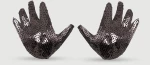 Αυτοκόλλητα Θηλών Σε Σχήμα Παλάμης Sequin Hand-Shaped Nipple Pasties – Μαύρα