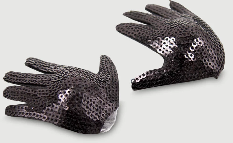Αυτοκόλλητα Θηλών Σε Σχήμα Παλάμης Sequin Hand-Shaped Nipple Pasties – Μαύρα