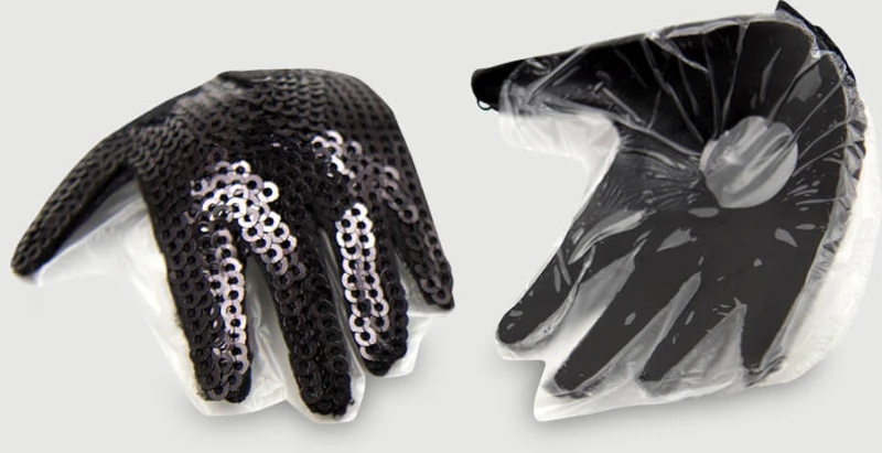 Αυτοκόλλητα Θηλών Σε Σχήμα Παλάμης Sequin Hand-Shaped Nipple Pasties – Μαύρα