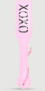 Paddle Με Χάραξη XOXO Candy Spank Series Paddle With XOXO Cutout – Ροζ