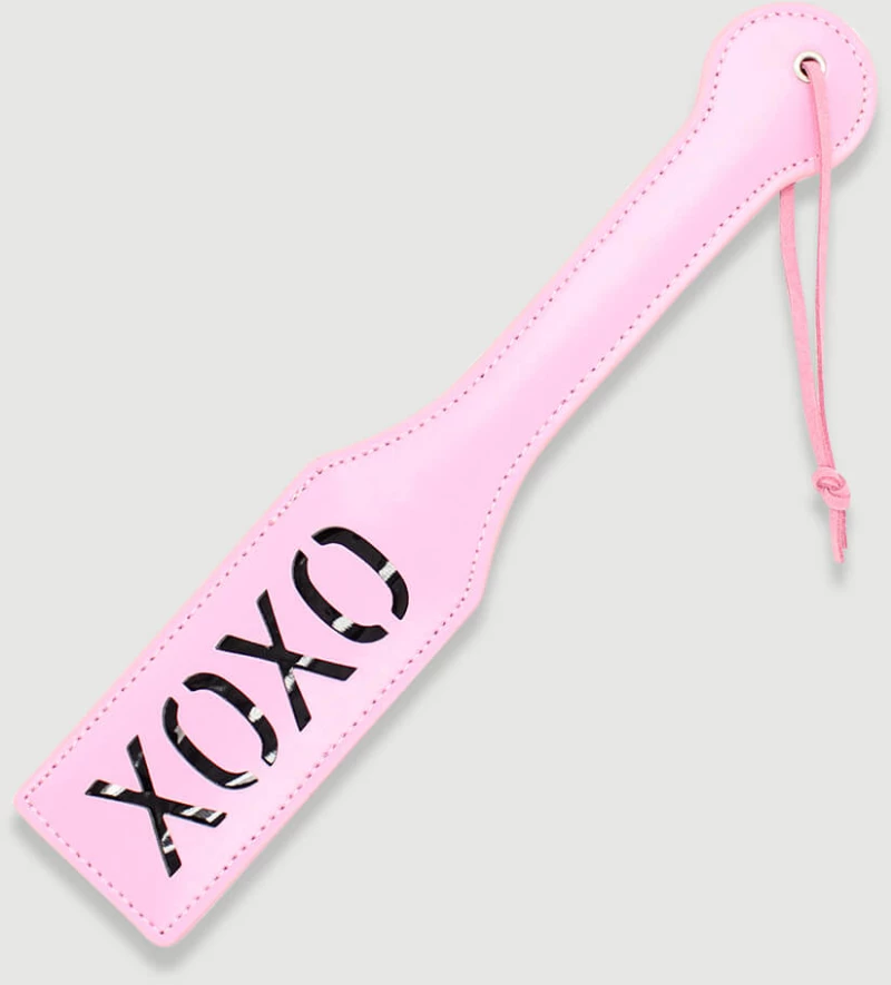 Paddle Με Χάραξη XOXO Candy Spank Series Paddle With XOXO Cutout – Ροζ
