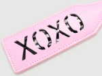 Paddle Με Χάραξη XOXO Candy Spank Series Paddle With XOXO Cutout – Ροζ
