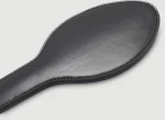 Paddle Σε Σχήμα Οβάλ Από Συνθετικό Δέρμα Με Λουράκι Spoon Shaped Paddle With Wrist Strap - Μαύρο