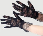 Γοητευτικά Δαντελωτά Γάντια Enchanting Black Lace Gloves - Μαύρα