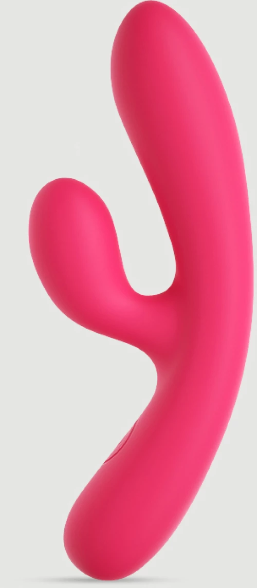 Rabbit Δονητής Από Απαλή Σιλικόνη Starter's Powerful Rosie Liquid Silicone Rabbit Vibrator - Κόκκινος
