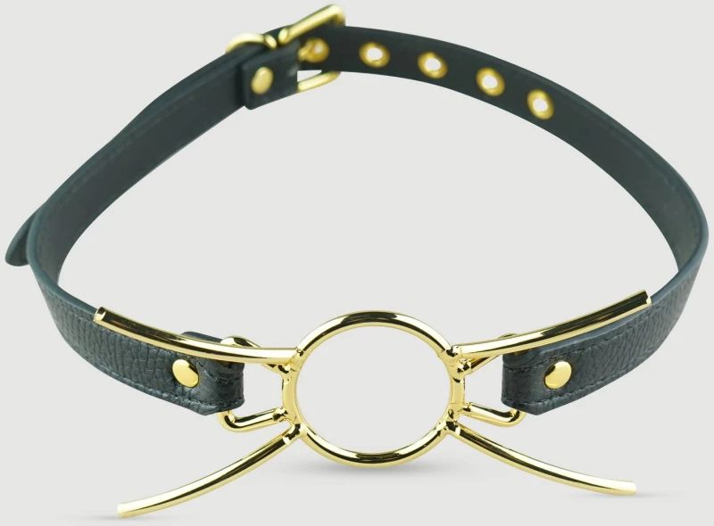 Ρυθμιζόμενο Spider Gag Με Μεταλλικό Δαχτυλίδι Adjustable Spider Gag With Metal Ring – Χρυσό