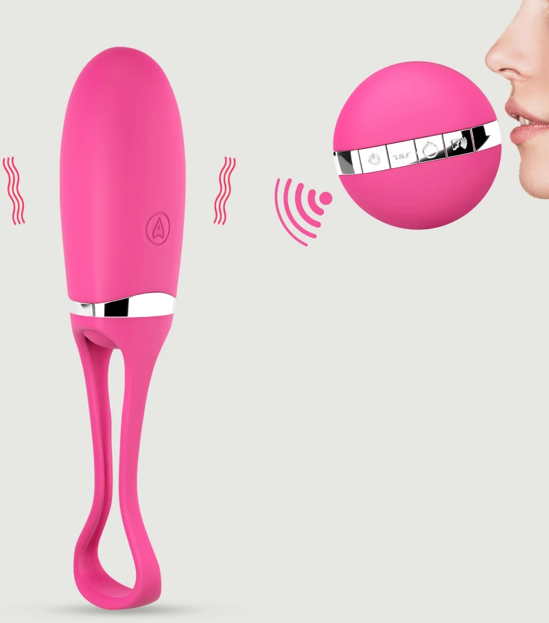Ασύρματος Δονητής με Λειτουργία Ήχου Secret Delight Remote Controlled Deluxe Vibrator - Ροζ