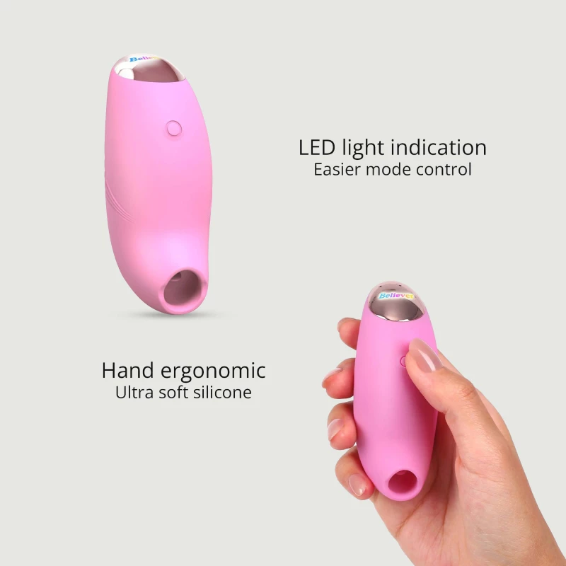 Κλειτοριδικός Αναρροφητής Believer Premium Clitoral Suction Stimulator - Ροζ