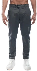 Cover Jeans ανδρικό παντελόνι chinos regular λαδί Willy LM111-32 Olive