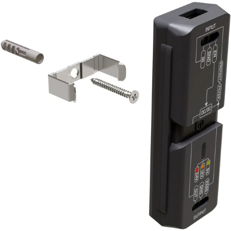 MikroTik APA-1, 24V/0.8A, Automotive Power Adapter with overvoltage protection