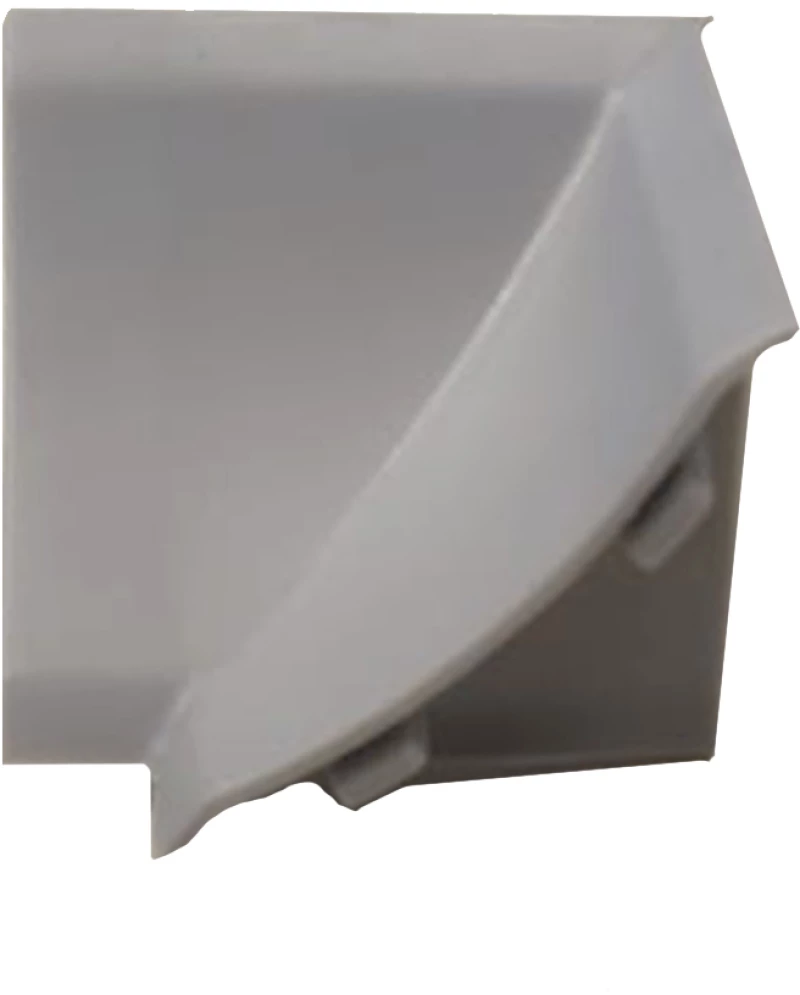 Γωνία Εσωτερική Αρμοκάλυπτρου Γκρι 4x2.5x4cm