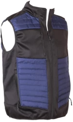 Γιλέκο αδιάβροχο δύο υλικών BLACK/BLACK