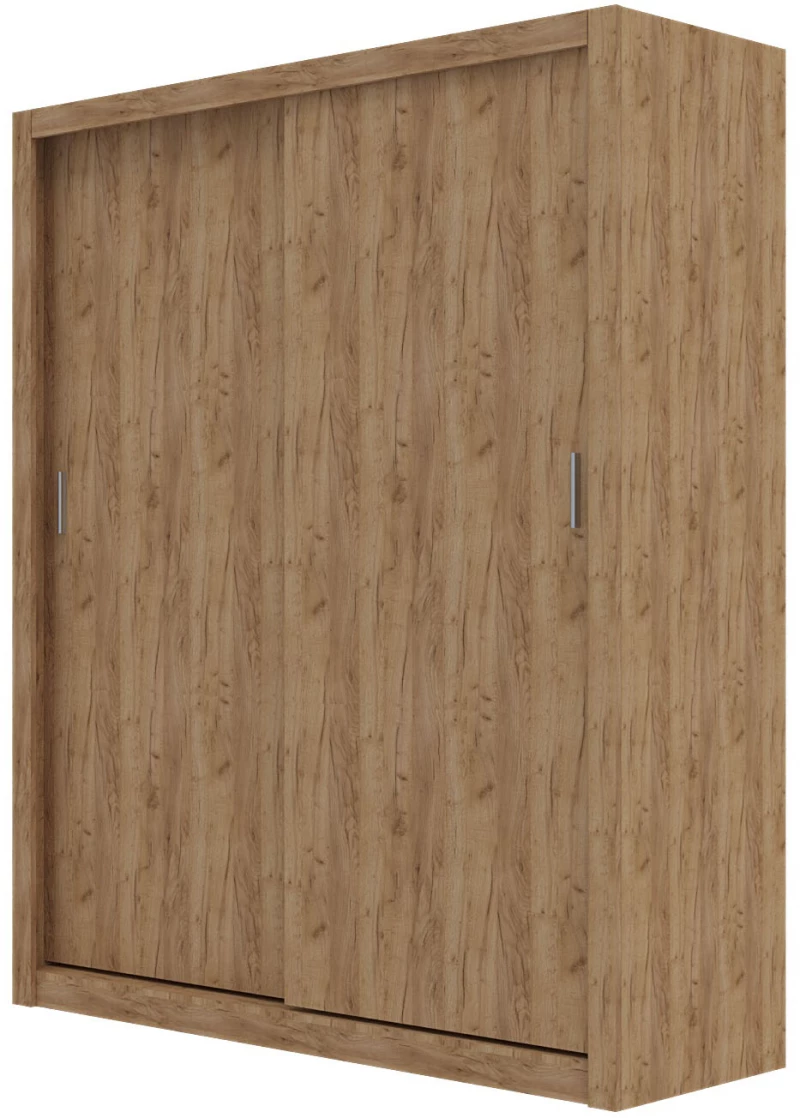 Ντουλάπα Reflex Χρυσό Δρυς 180x60x215cm