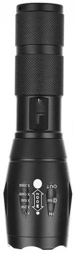 Φακός LED Αλουμινίου Πολλαπλών Χρωμάτων Με Zoom Και Φόρτιση USB Type-C BL-K04-4