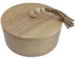 LIBERTA SONTO ΚΟΥΤΙ ΑΠΟΘΗΚΕΥΣΗΣ 20x20x8cm ΞΥΛΟ ΦΥΣΙΚΟ