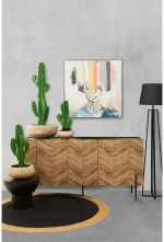LIBERTA PORTER ΚΑΣΠΩ SET 3ΤΜΧ 40x40x19cm TERRACOTTA ΜΠΕΖ