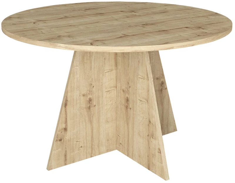 Τραπέζι Tailor Megapap χρώμα sapphire oak Ø120x75,7εκ. | GP042-0371,1