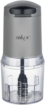 ΠΟΛΥΚΟΦΤΗΣ  ΜΕ ΔΙΠΛΗ ΛΕΠΙΔΑ 260W ΔΟΧΕΙΟ 500ml ΓΚΡΙ ΧΡΩΜΑ  - Ankor M2-852284