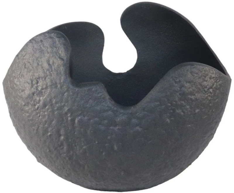 LIBERTA VULA ΒΑΖΟ 30x17x25cm ΑΛΟΥΜΙΝΙΟ ΜΑΥΡΟ