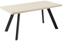 LIBERTA LITHOS ΤΡΑΠΕΖΙ BEIGE ΜΑΥΡΟ 160x80x76cm