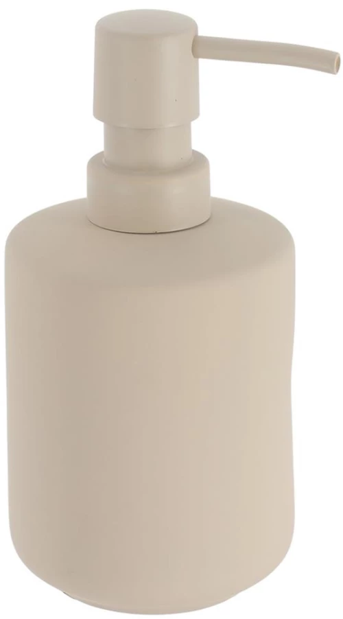 Dispenser stoneware μπεζ 400ml/7,8x16,3cm