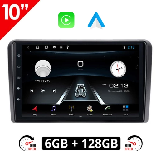 VW SKODA SEAT Android 6GB οθόνη αυτοκίνητου 10" GPS WI-FI (Playstore Youtube Golf V 5 6 Polo Passat Octavia Leon Volkswagen MP3 USB Radio ΟΕΜ Bluetooth ηχοσύστημα 9010A6 OEM Mirrorlink)