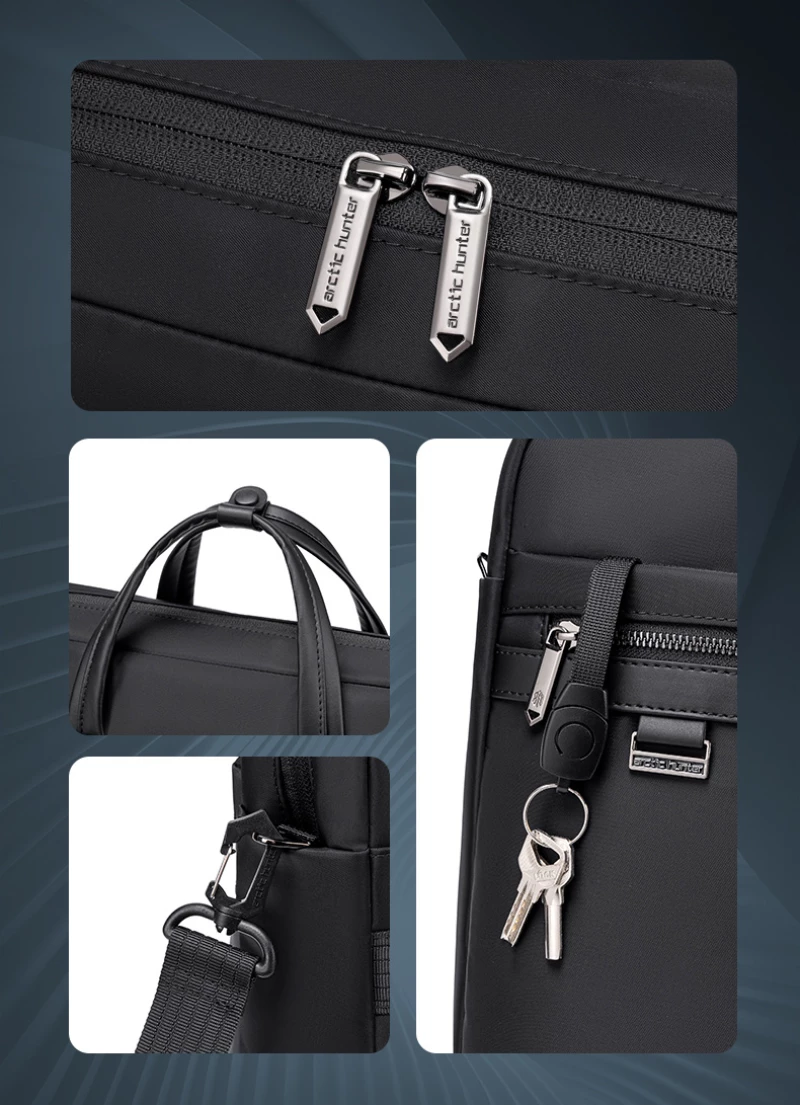 ARCTIC HUNTER τσάντα ώμου GWB00849 με θήκη laptop 15.6", 14L, χακί