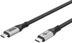 GOOBAY καλώδιο USB-C 74776, USB4, 240W, 80Gbps, 16K/60Hz, 1.5m, μαύρο