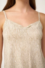 Vamp - Micromoda Baby Doll με Δαντέλα - BEIGE TAUPE