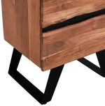 AP Κομοδίνο ξύλινο Aletta 45x35x56εκ. 50218252