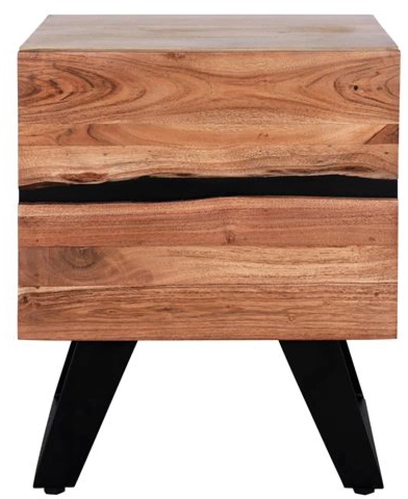 AP Κομοδίνο ξύλινο Aletta 45x35x56εκ. 50218252