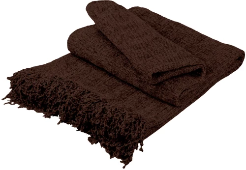 Ριχτάρι Σενίλ  Dark Brown Μονοθέσιο