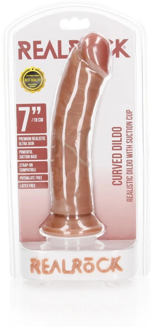Curved tan 7"