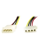 Καλώδιο Επέκτασης Τροφοδοσίας IDE 4 Pin Molex Αρσενικό σε 4 Pin Θηλυκό (40cm) (OEM)